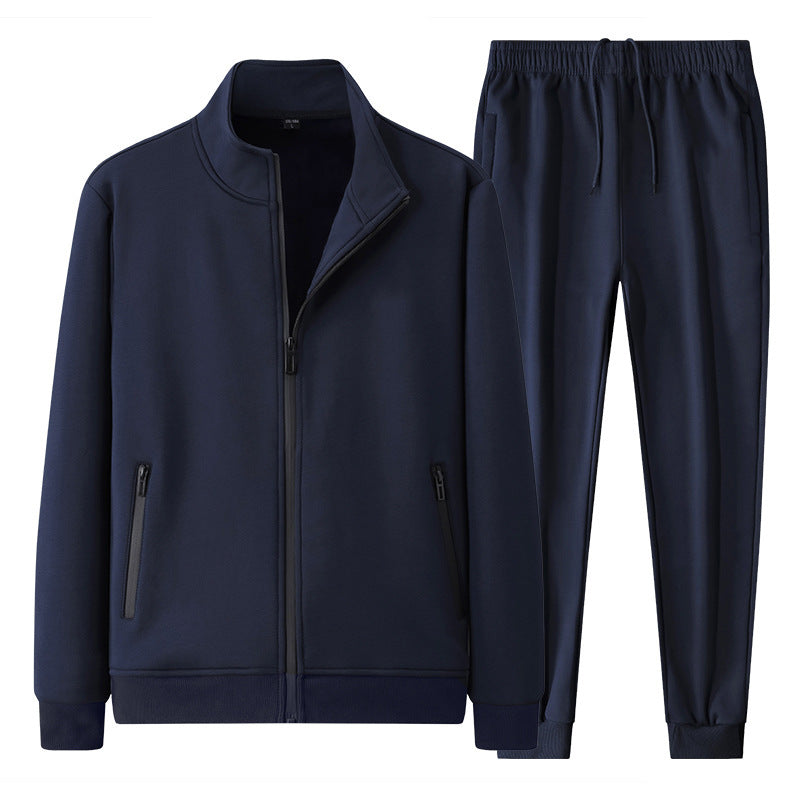 Men's Zip-Up Warm Tracksuit