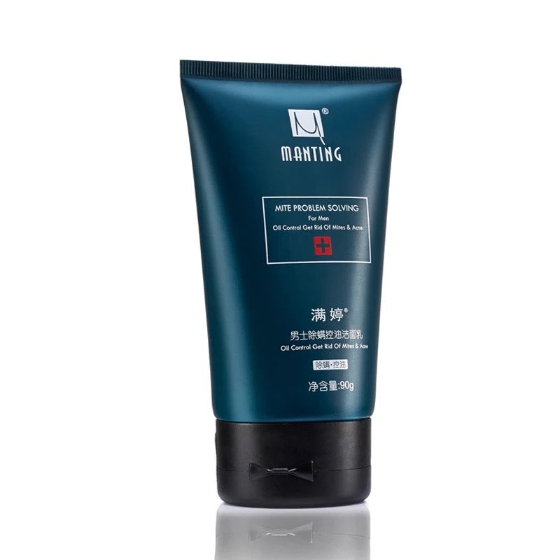 Manting facial cleanser men's special oil control facial cleansing cream 90g cleanser purchase genuine one piece dropship
