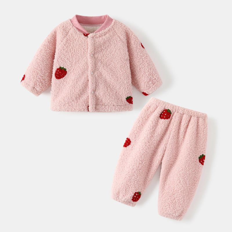 Fleece-Lined Baby Two-Piece Set