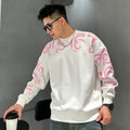 Abstract Numeric Graphic Sweatshirt