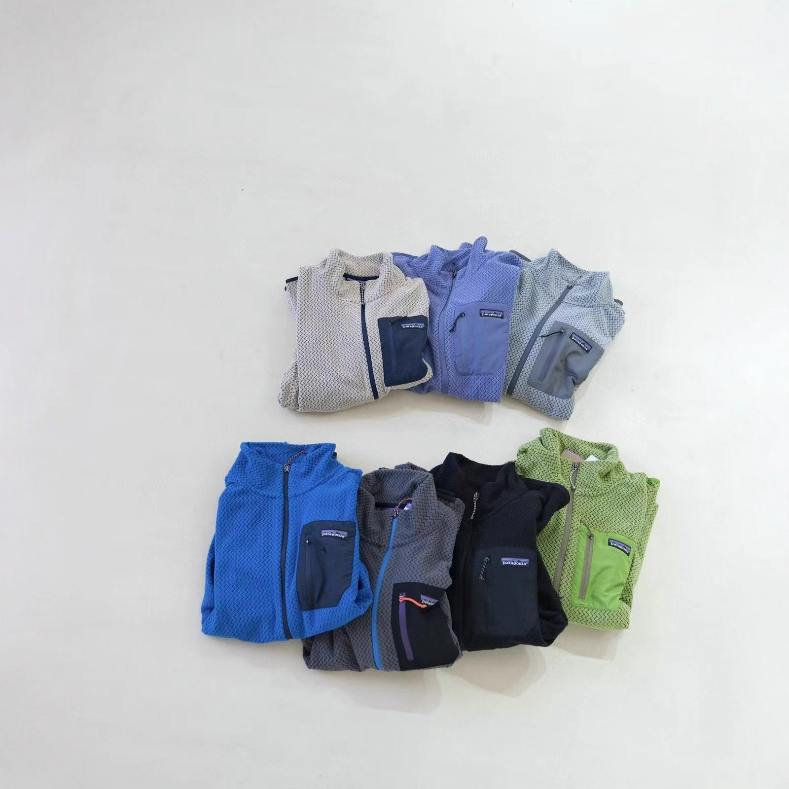 Textured Tech Fleece Zip-Neck