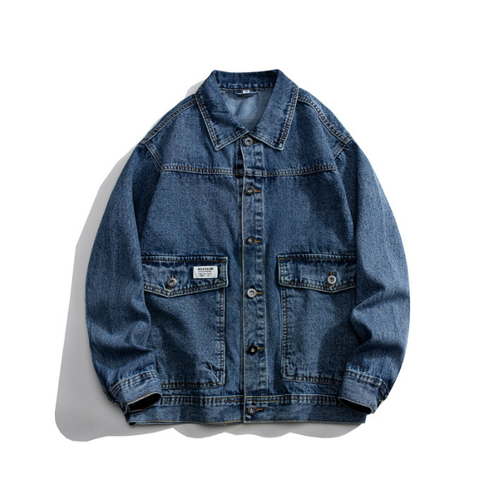 Urban Utility Denim Bomber