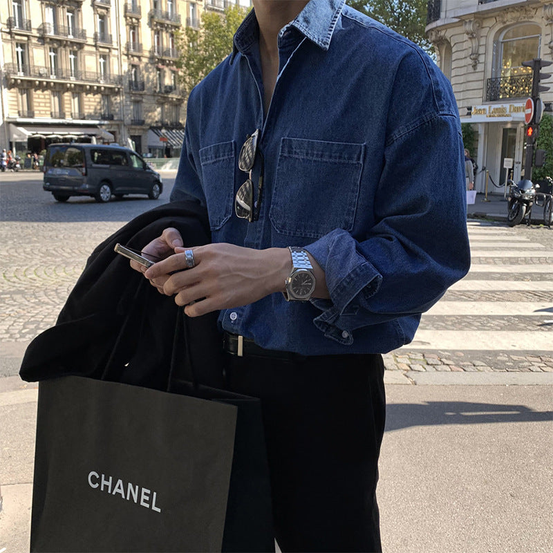 Premium Denim Shirt Jacket