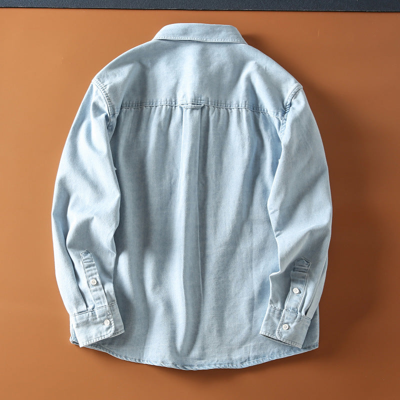 Premium Dual-Pocket Denim Overshirt