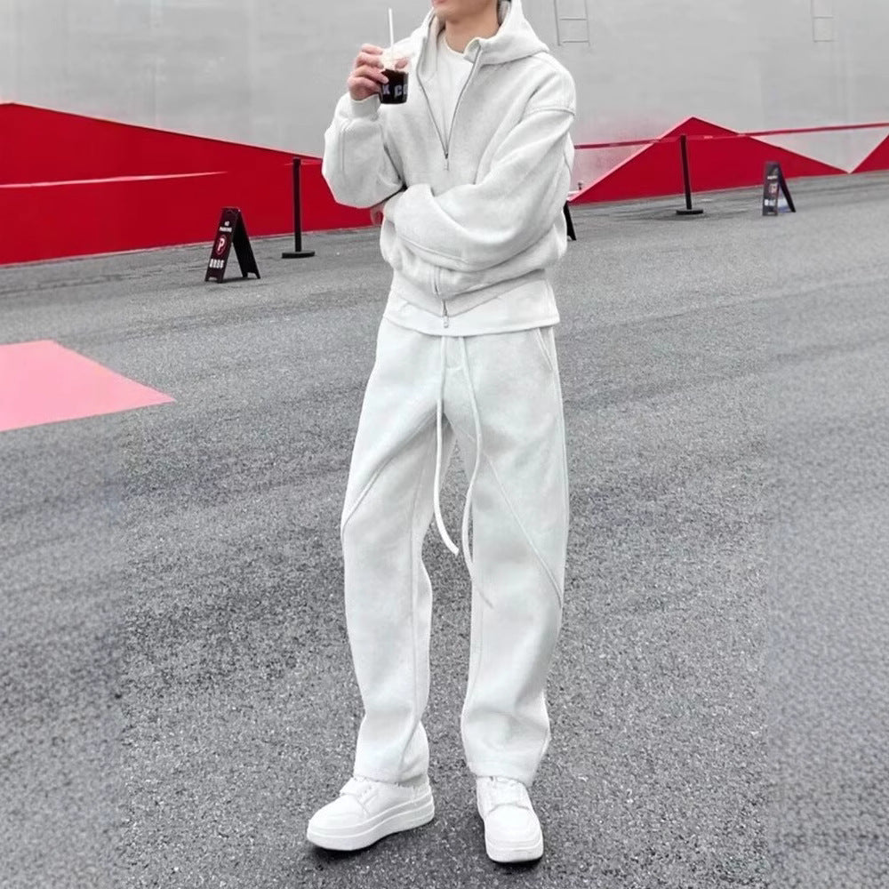 Premium Cotton Thickened Sweat Suit