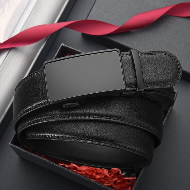 Automatic Buckle Leather Belt