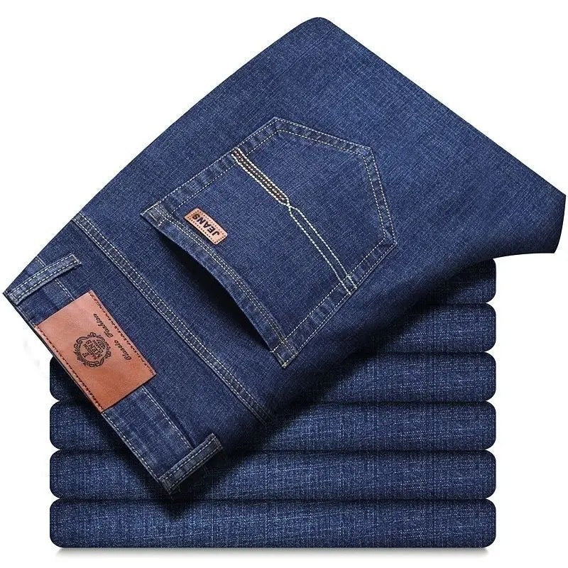 Essential Straight Fit Stretch Denim