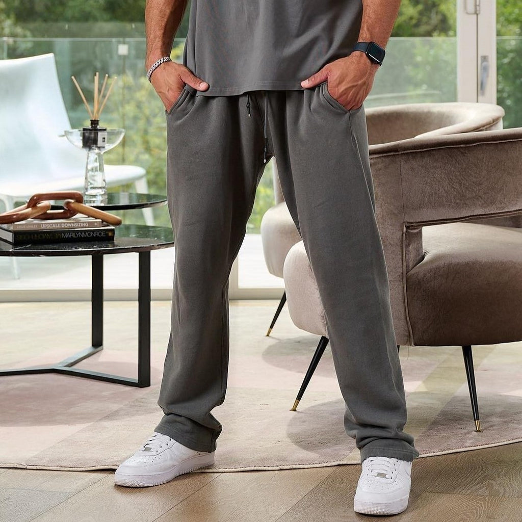 Straight-Leg Athletic Sweatpants