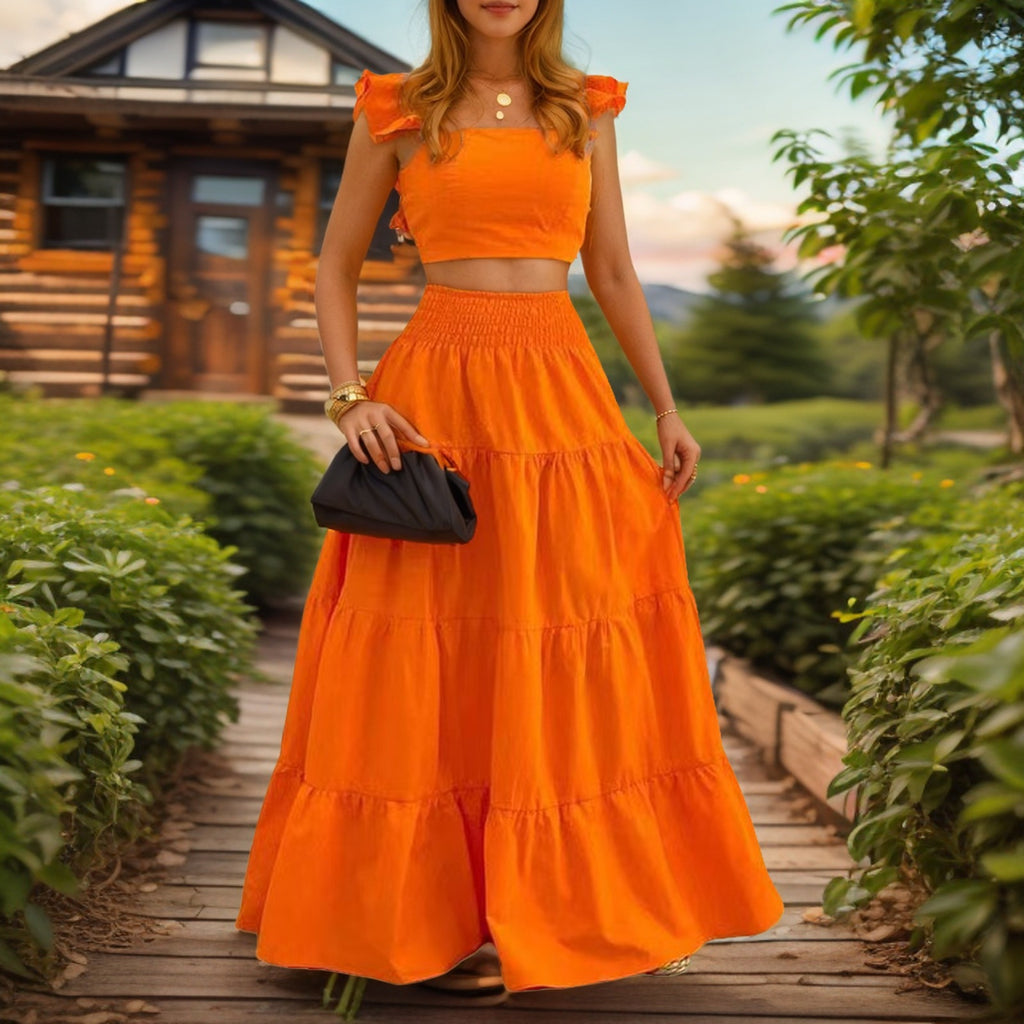 Two-Piece Swing Dress Set