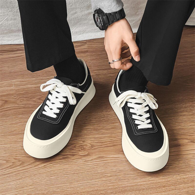 Chunky Platform Canvas Sneakers
