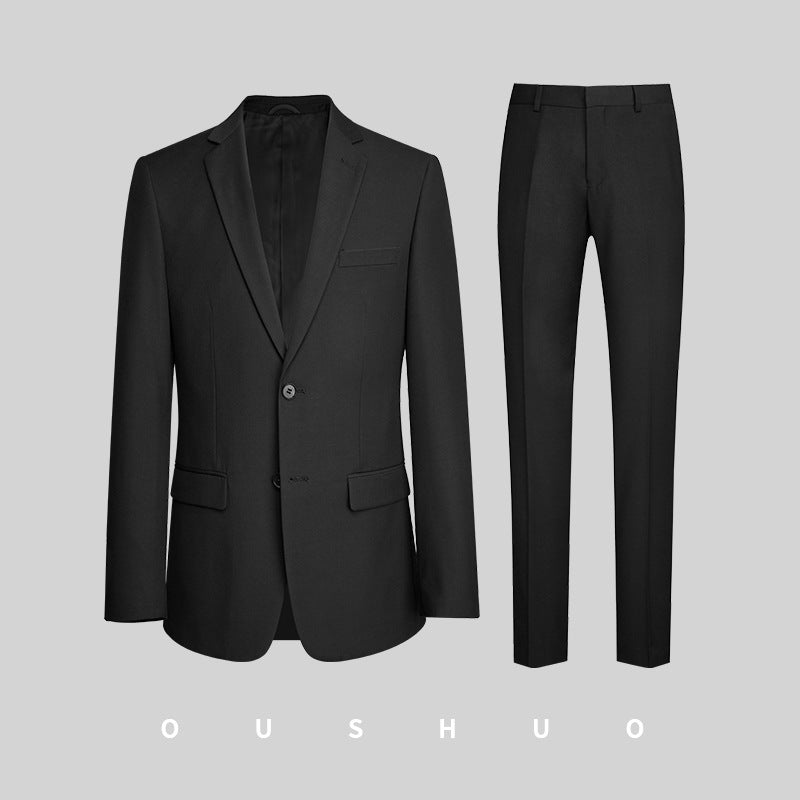 Modern fit suit with optional vest