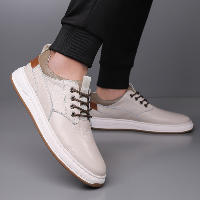 Men's Leather Casual Sneakers