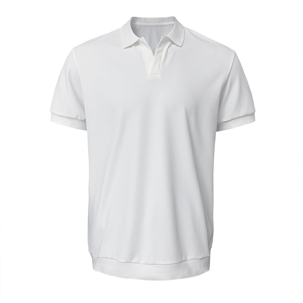 Textured Knit Polo