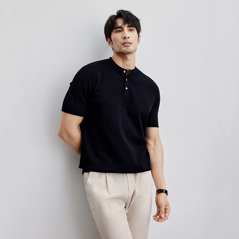 Knitted Polo Shirt