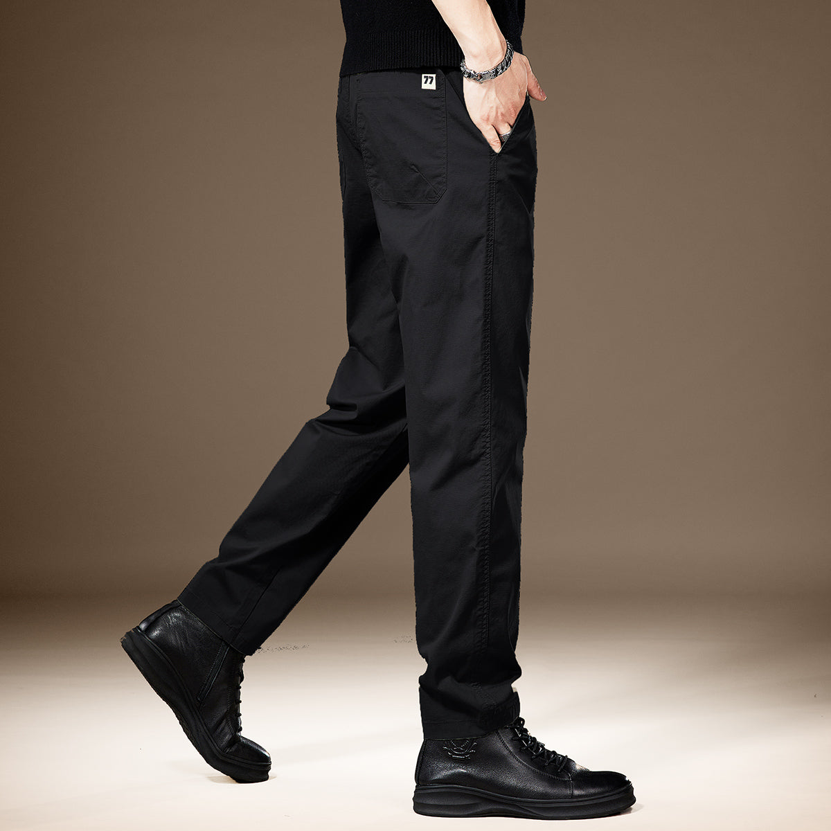 Minimalist Straight Leg Utility Trousers
