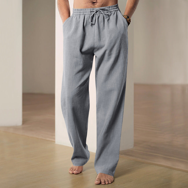 Men's Loose-Fit Wide-Leg Trousers