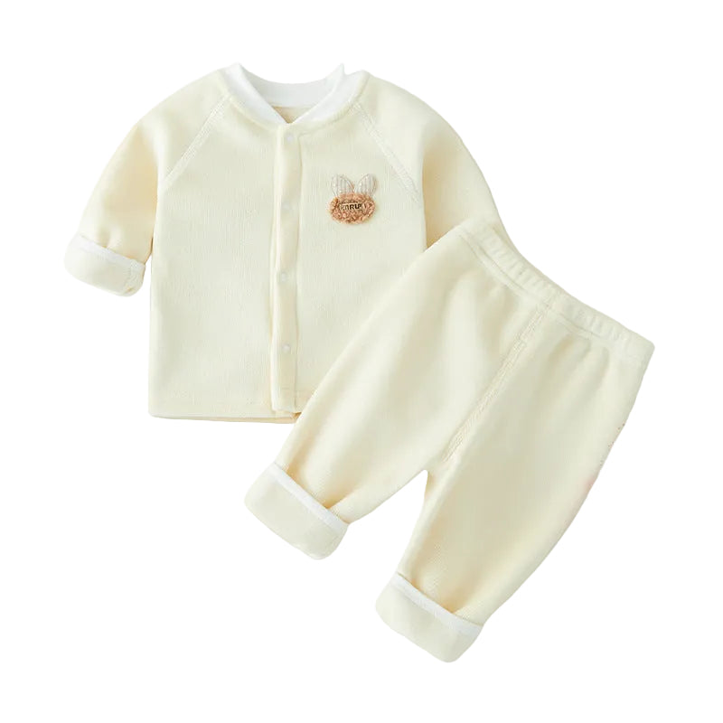 Thick Baby Cardigan Thermal Set