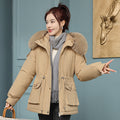 Winter Parka with Faux Fur Hood