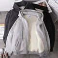 Zippered Fleece Hoodie
