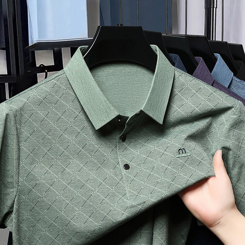 Textured Knit Polo