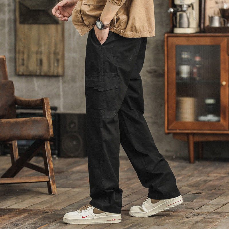 Multi-Pocket Workwear Trousers