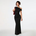Aura Asymmetrical Maxi Gown