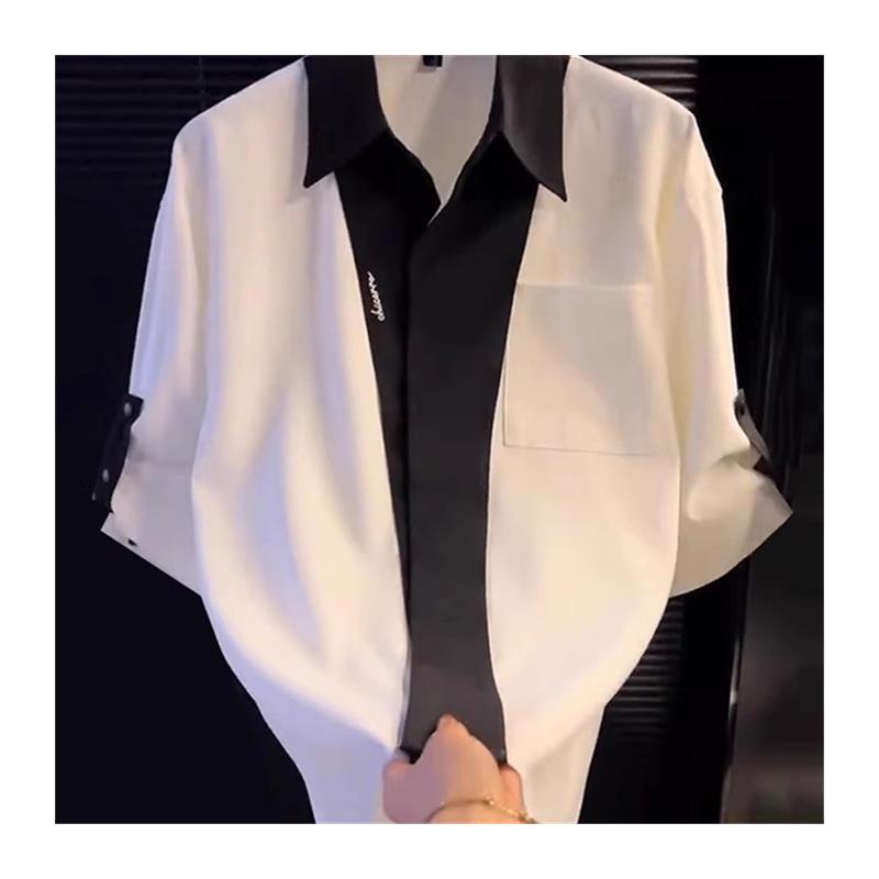 Linear Contrast Utility Shirt