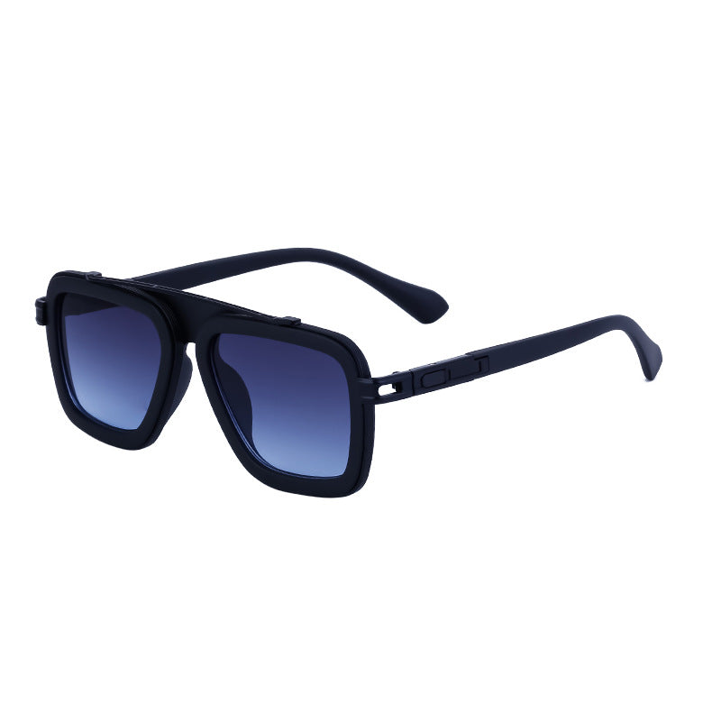 Vintage-inspired Square Frame Sunglasses