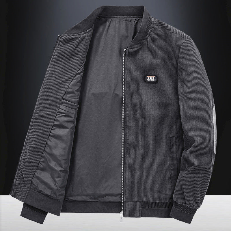 Men's loose plus size spring and autumn Jacket