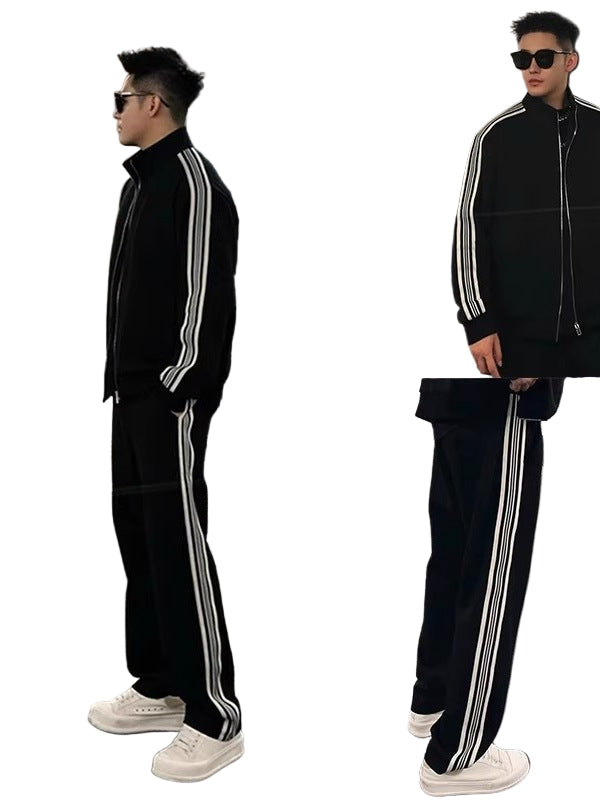 Athletic Striped Leisure Set