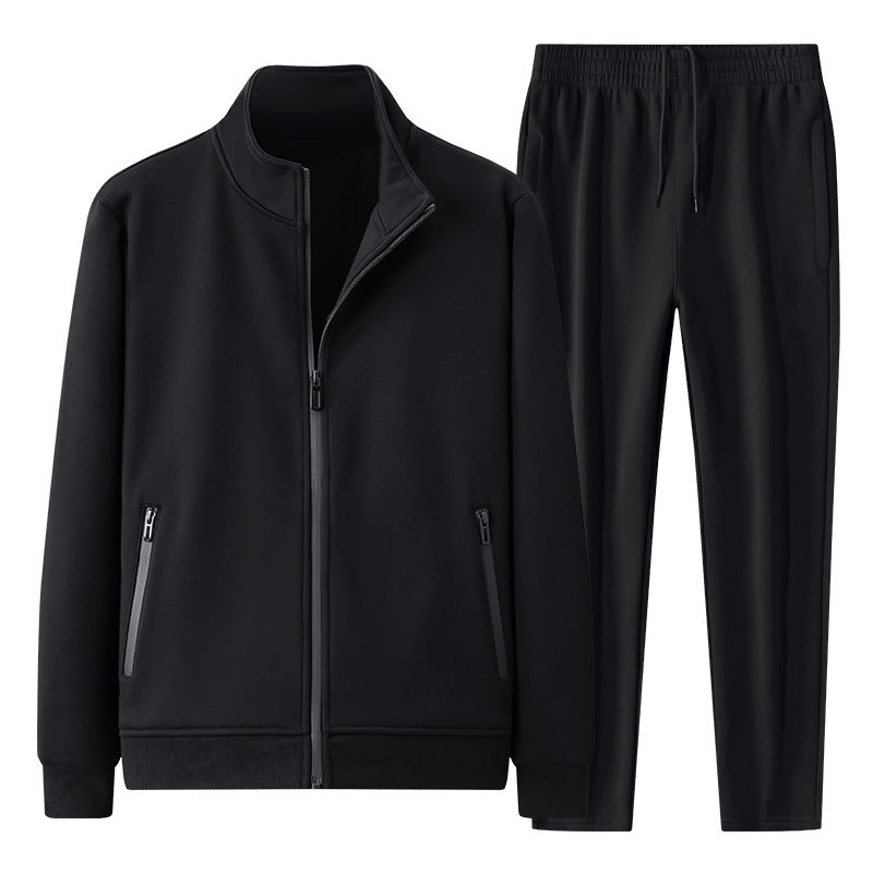 Men's Zip-Up Warm Tracksuit
