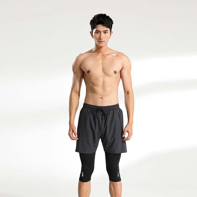 2-in-1 Men's Compression Training Pants