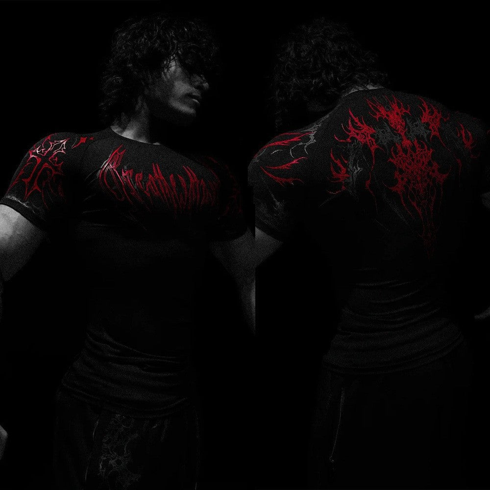 Gothic Sigil Compression Tee