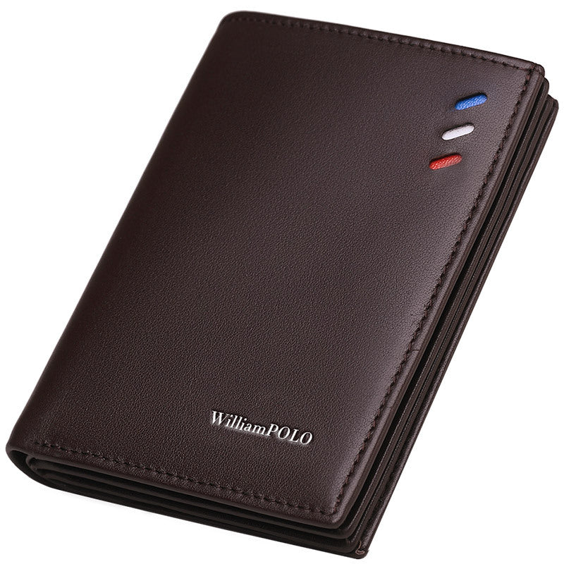 WilliamPOLO Men's Leather Wallet