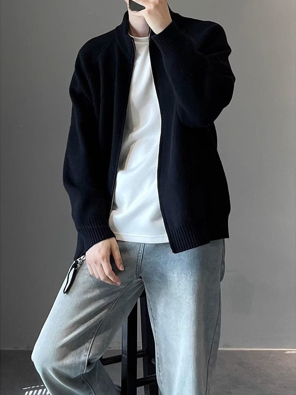 Cleanfit Zip-Up Knit Cardigan