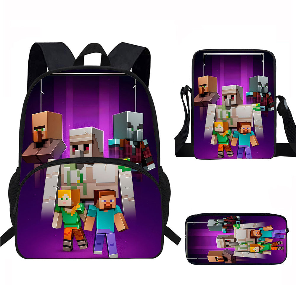 Minecraft Backpack Set