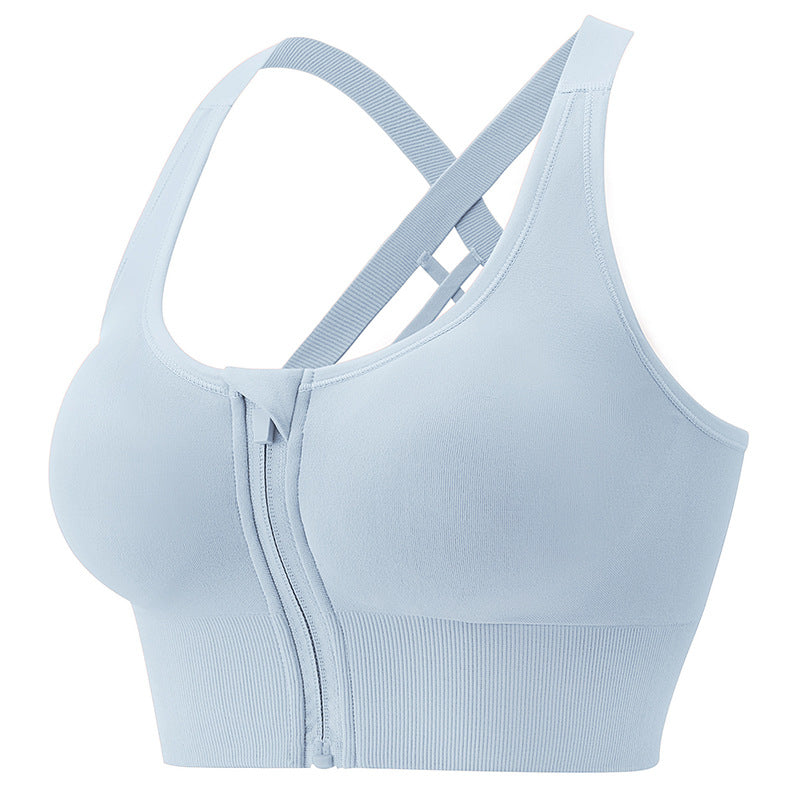 Zip-Front Sports Bra