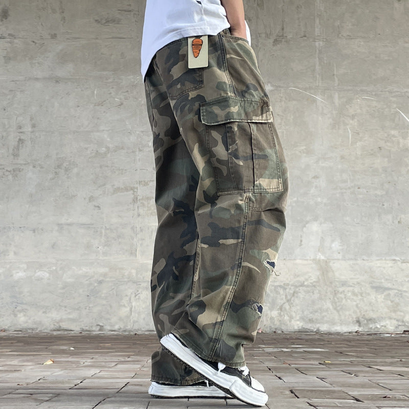Heavyweight Vintage Loose-Fit Cargo Pants