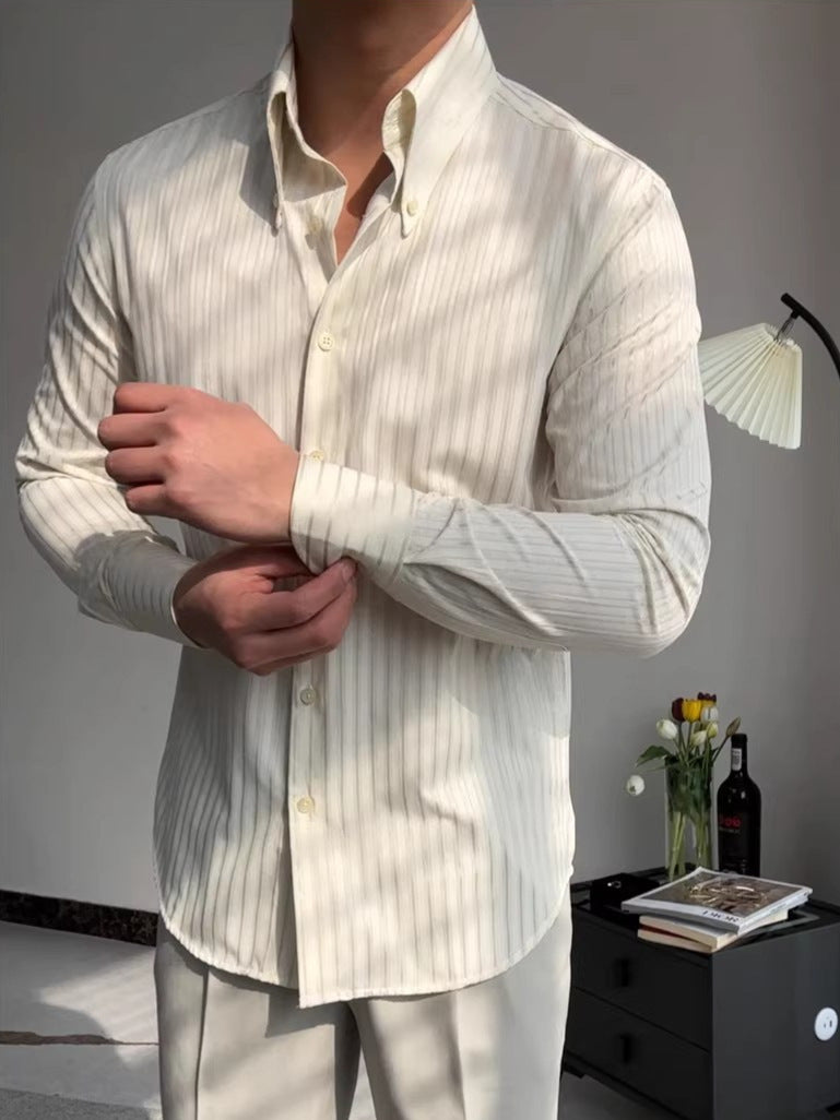 Sophisticated Striped Button Down
