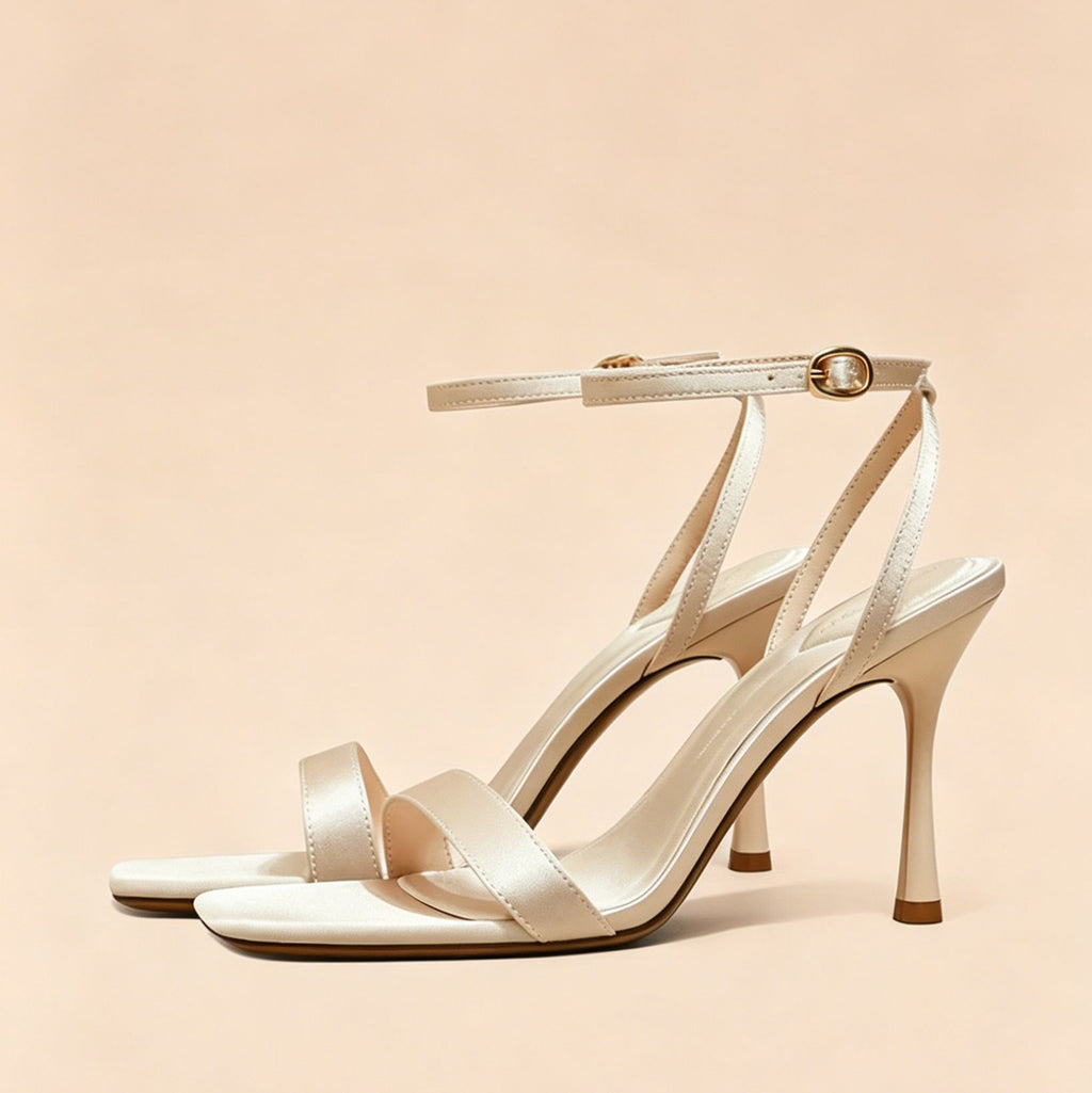 Champagne Stiletto Sandals