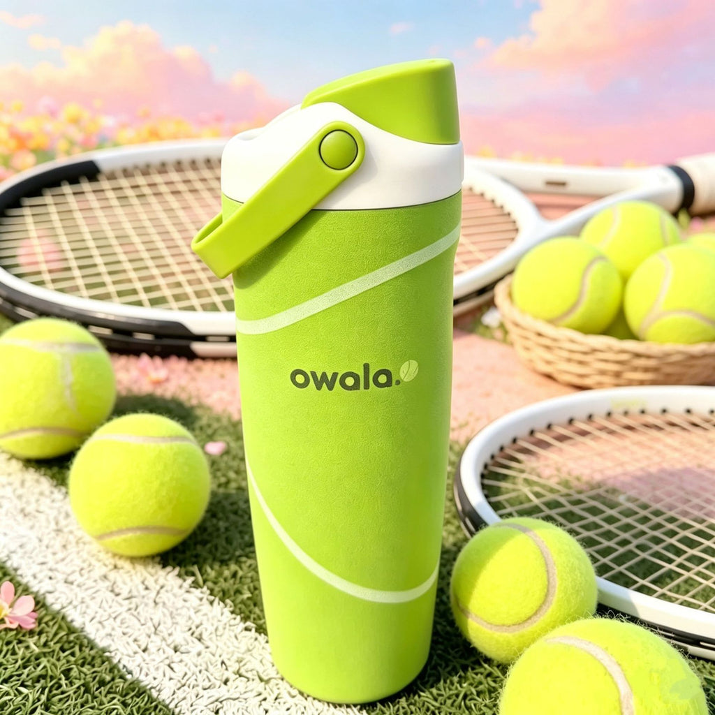 30oz Printed Insulated Water Bottle with Straw