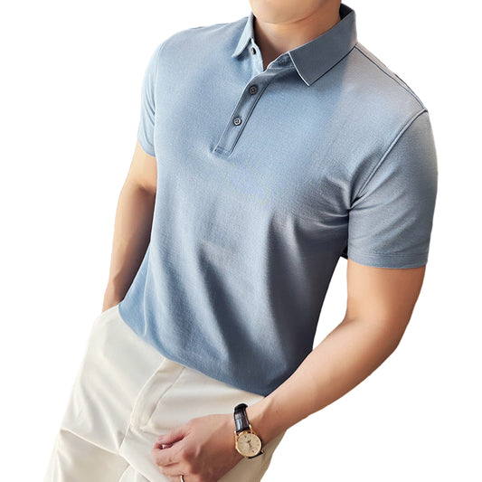 Polo Collar Knit Shirt