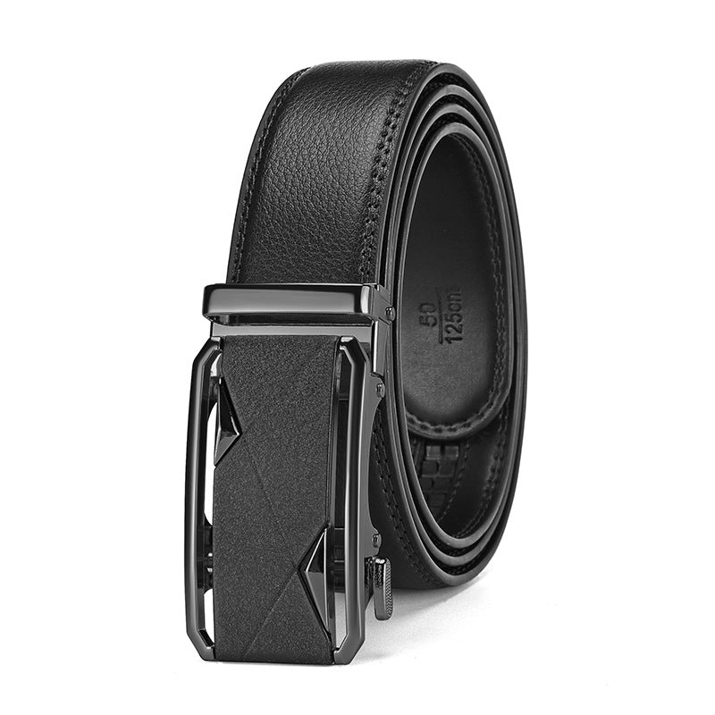 Automatic Buckle Leather Belt