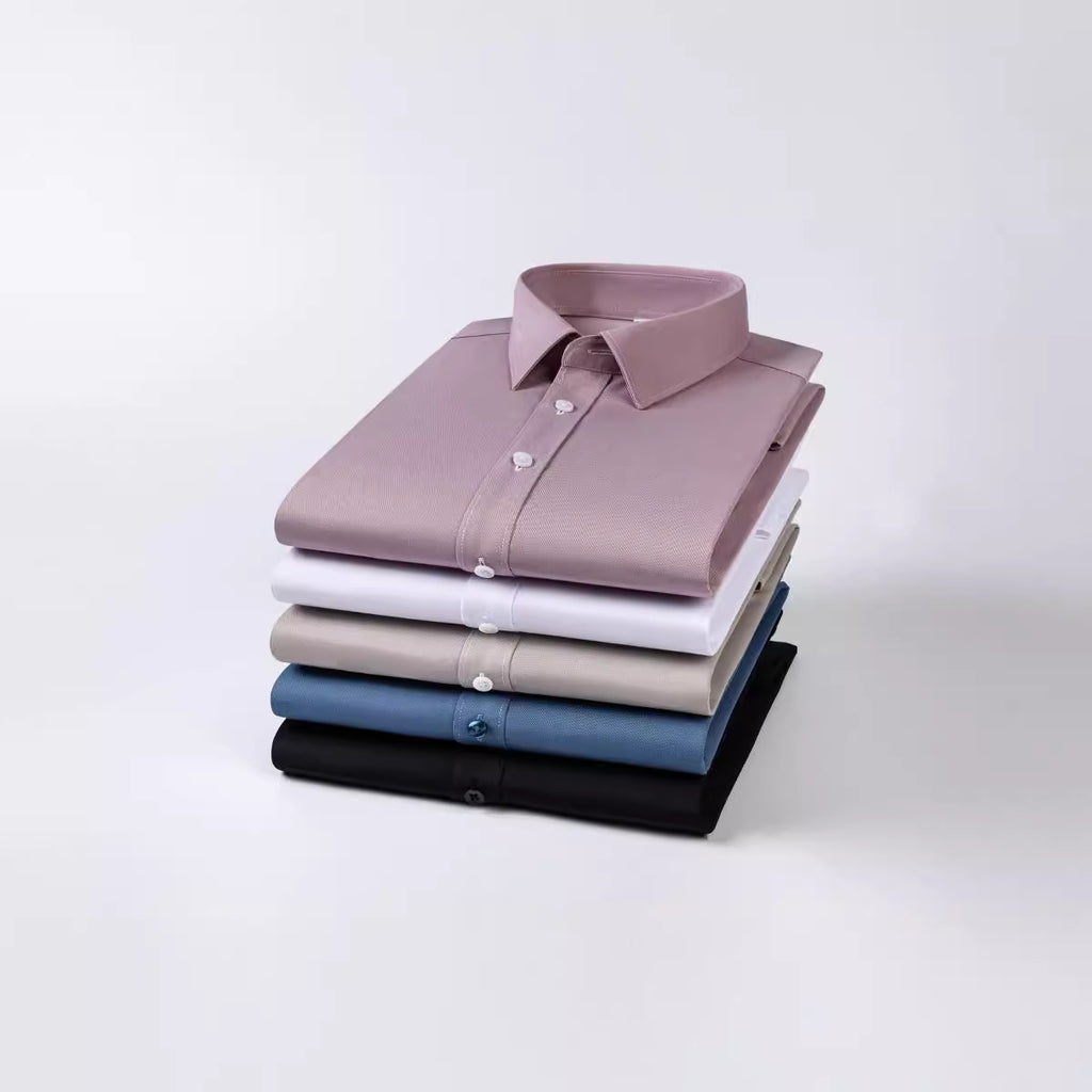 Men's Business Casual Long-Sleeve Shirt