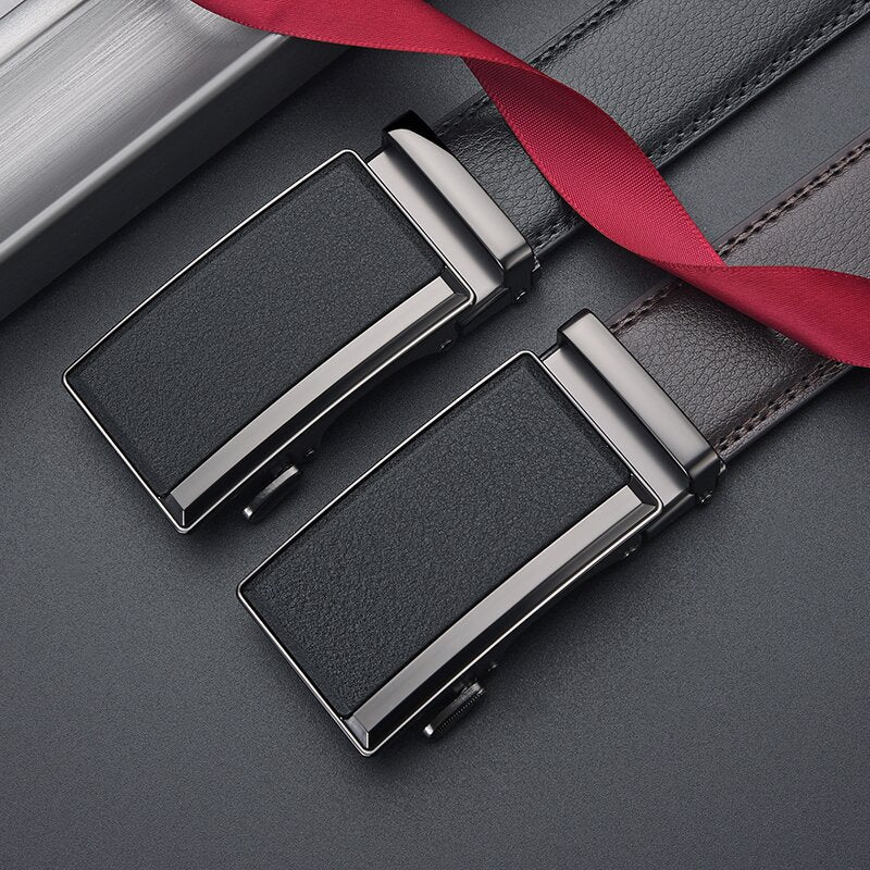 Automatic Buckle Leather Belt