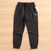 Thin trousers-black (slanted pockets)