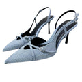 Buckle-Strap Slingback Heels – product view