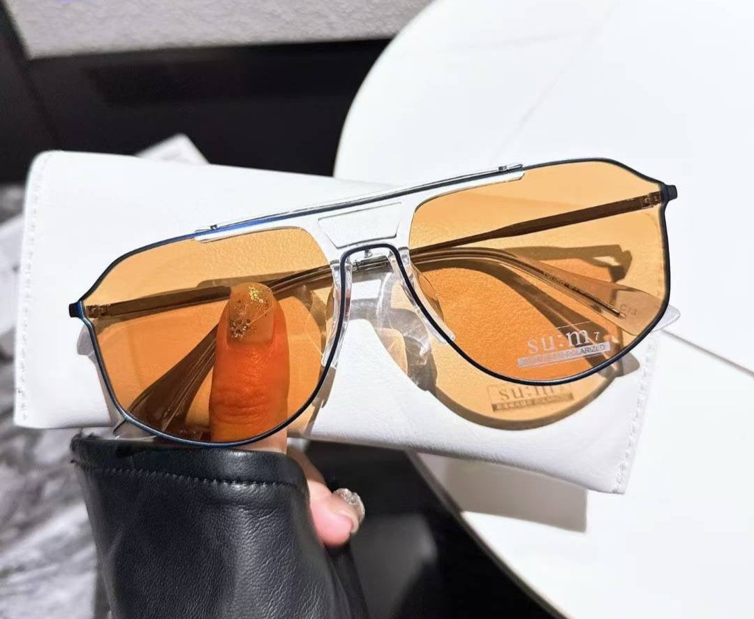 Celebrity Chain Aviator Sunglasses