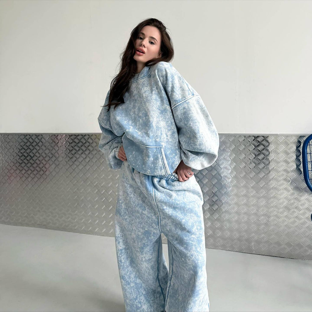 Vintage Wash Oversized Lounge Set