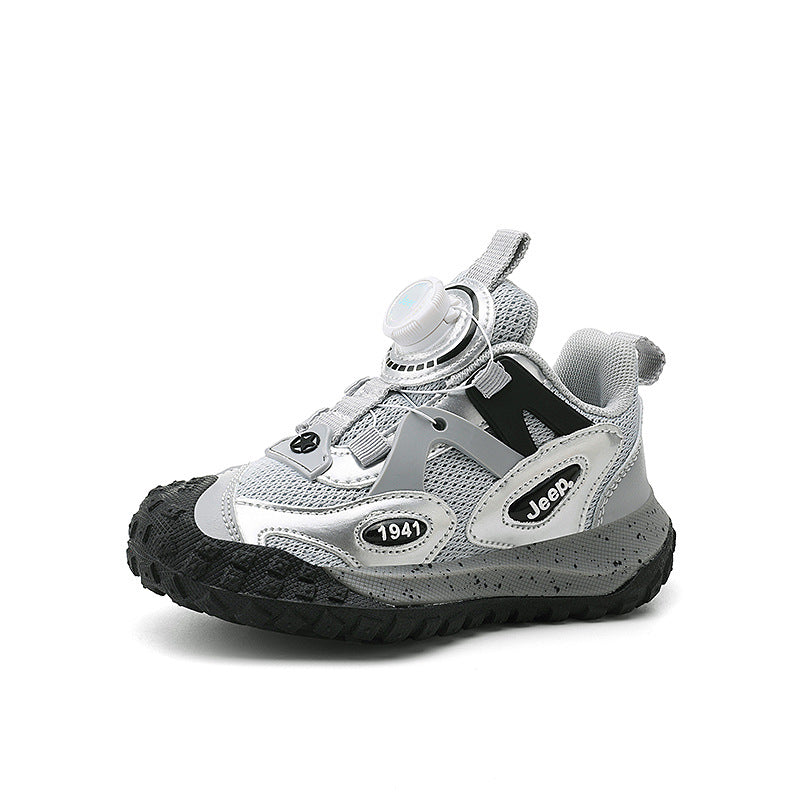 Kids' Rotary Buckle Sports Shoes